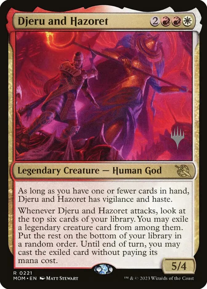 Card image of Djeru and Hazoret