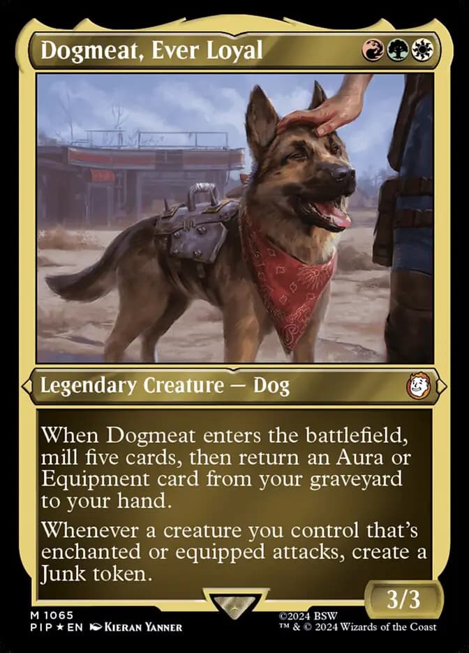 Card image of Dogmeat, Ever Loyal