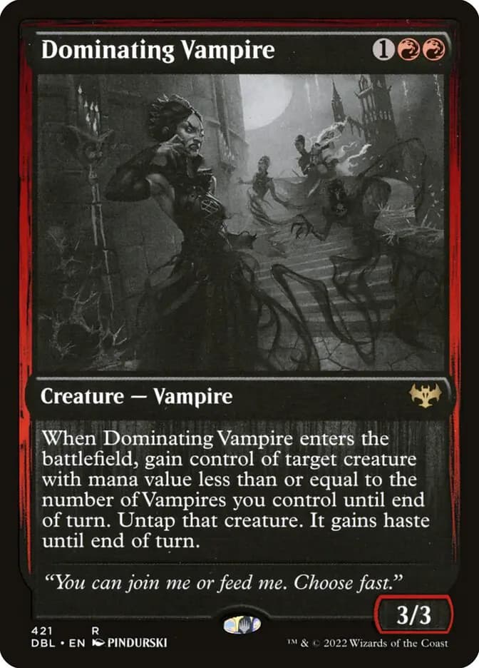 Card image of Dominating Vampire