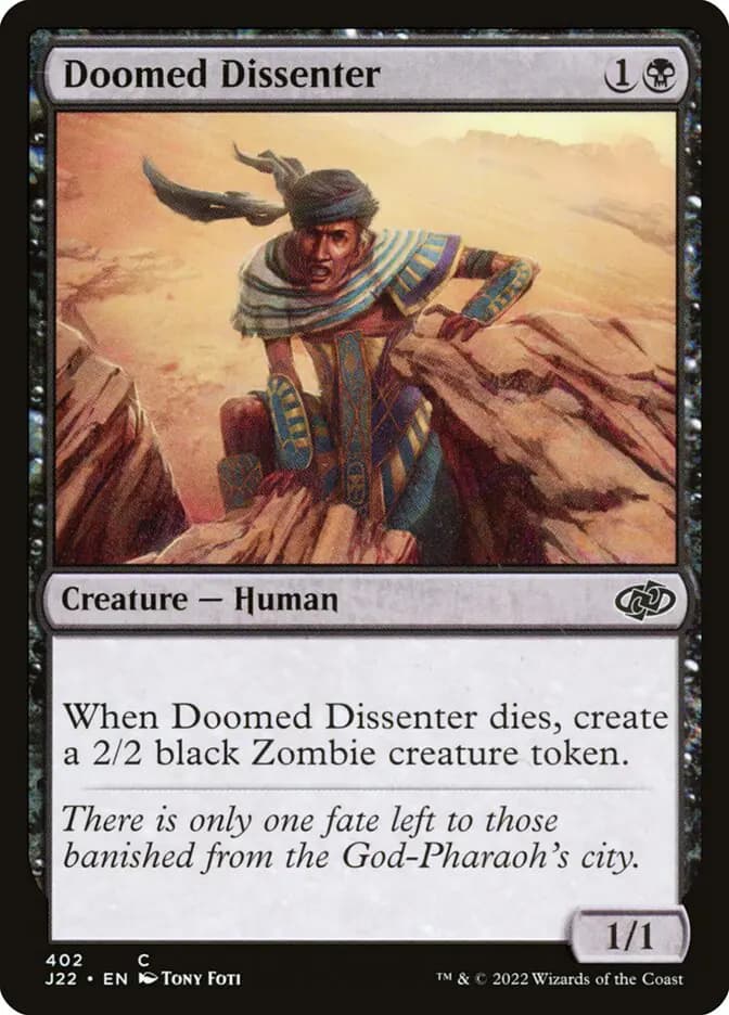 Card image of Doomed Dissenter