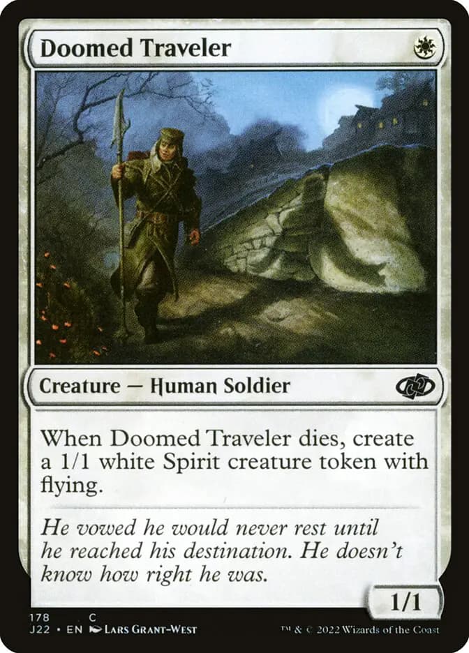 Card image of Doomed Traveler