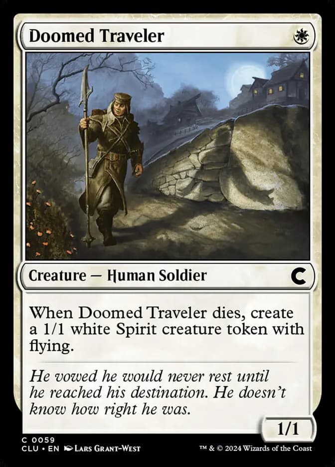 Card image of Doomed Traveler