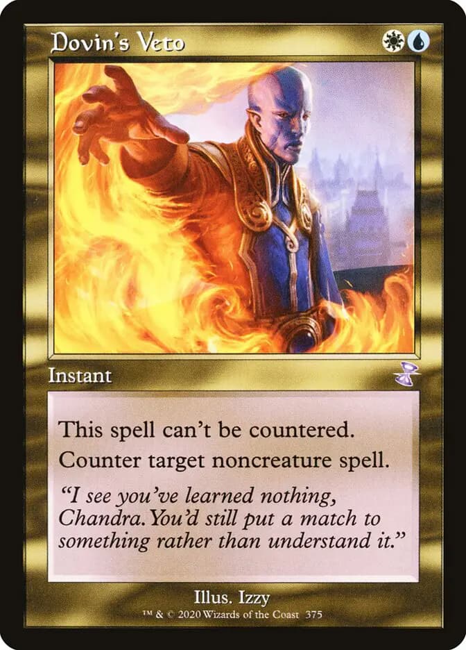 Card image of Dovin's Veto