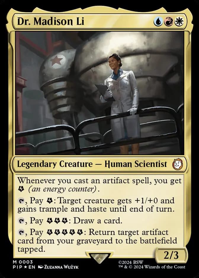 Card image of Dr. Madison Li