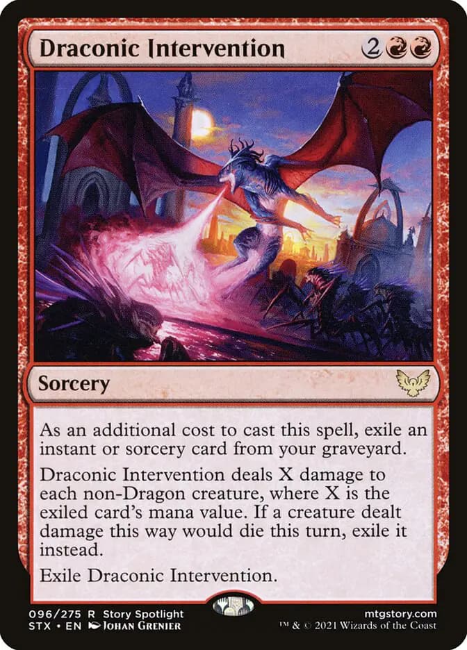 Card image of Draconic Intervention