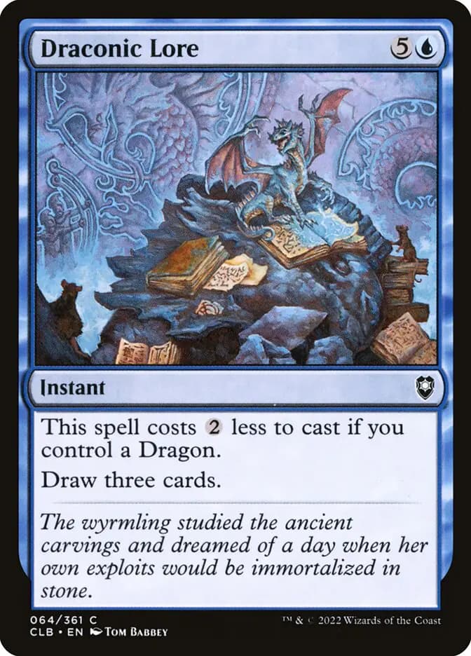 Card image of Draconic Lore