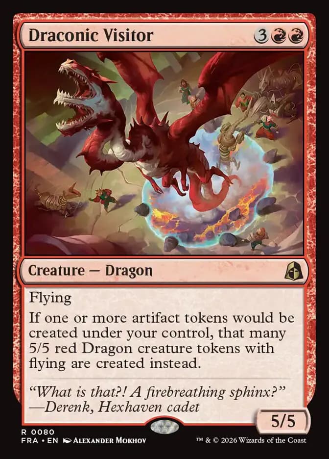 Card image of Draconic Visitor