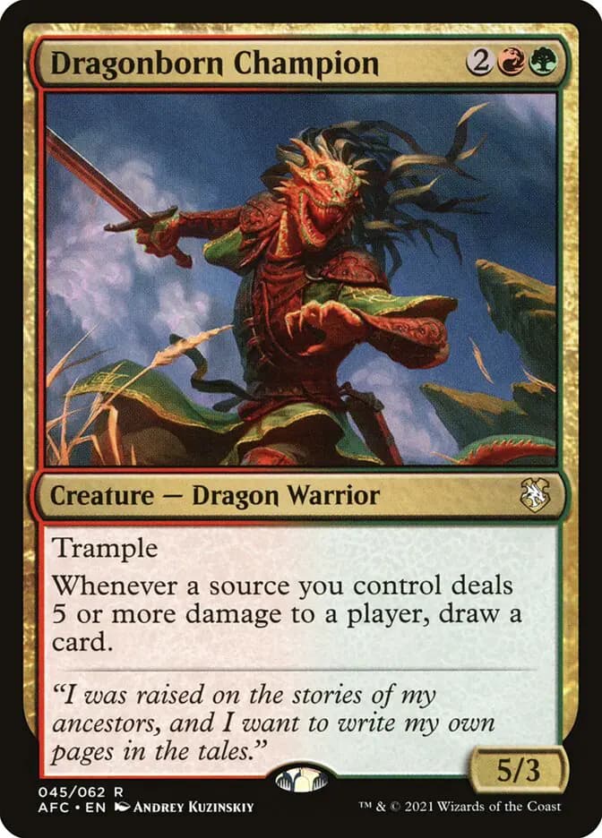 Card image of Dragonborn Champion