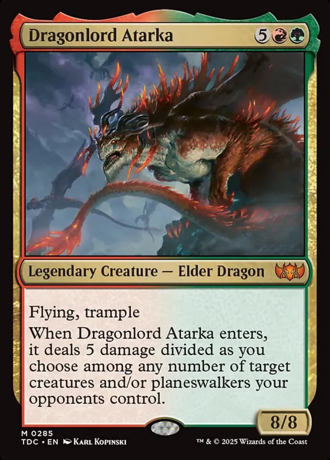 Card image of Dragonlord Atarka