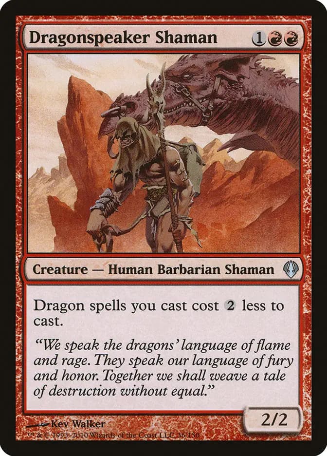 Card image of Dragonspeaker Shaman