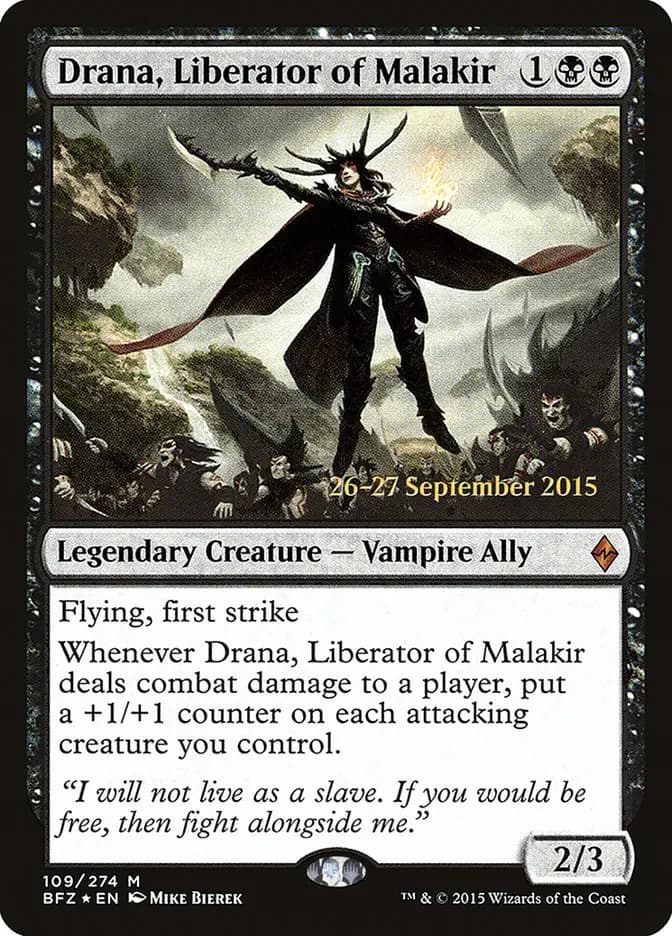 Card image of Drana, Liberator of Malakir