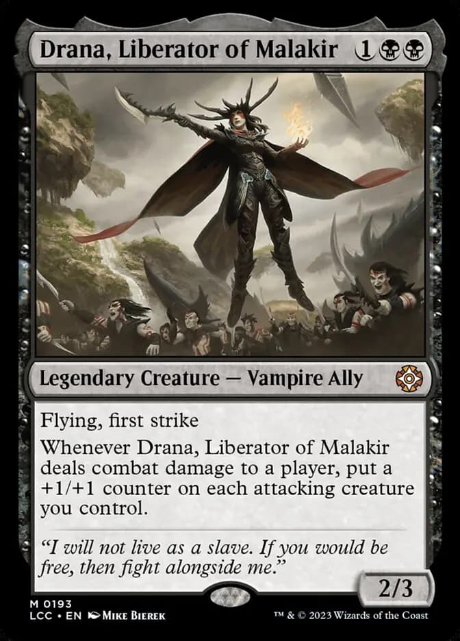Card image of Drana, Liberator of Malakir