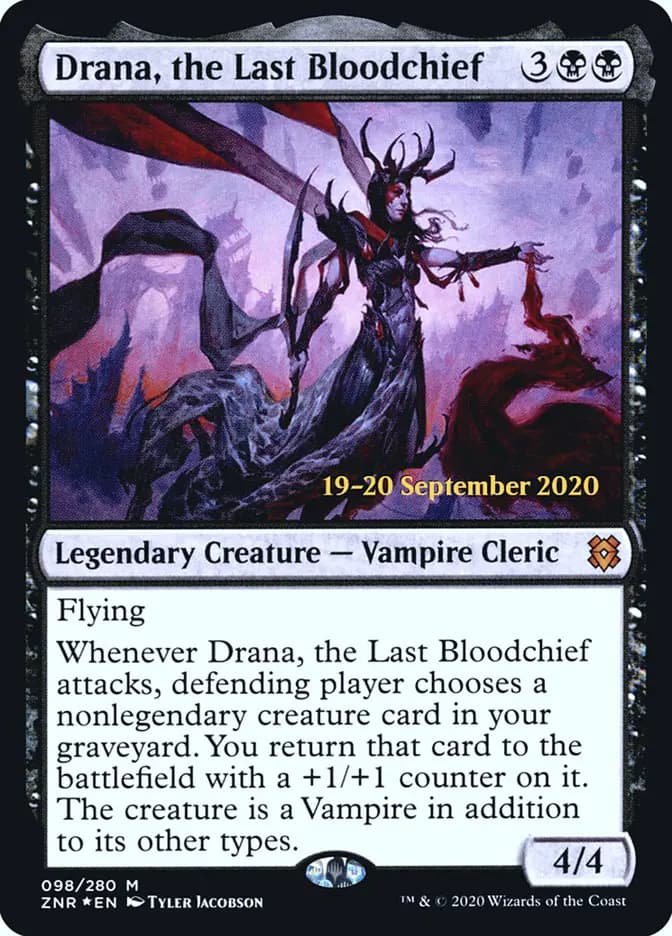 Card image of Drana, the Last Bloodchief
