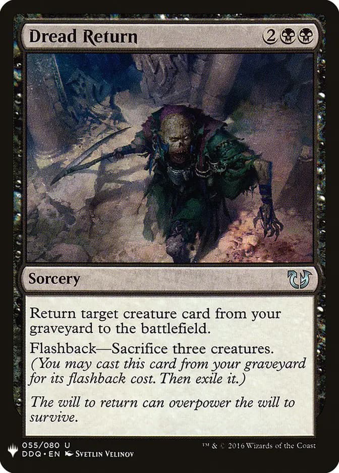 Card image of Dread Return