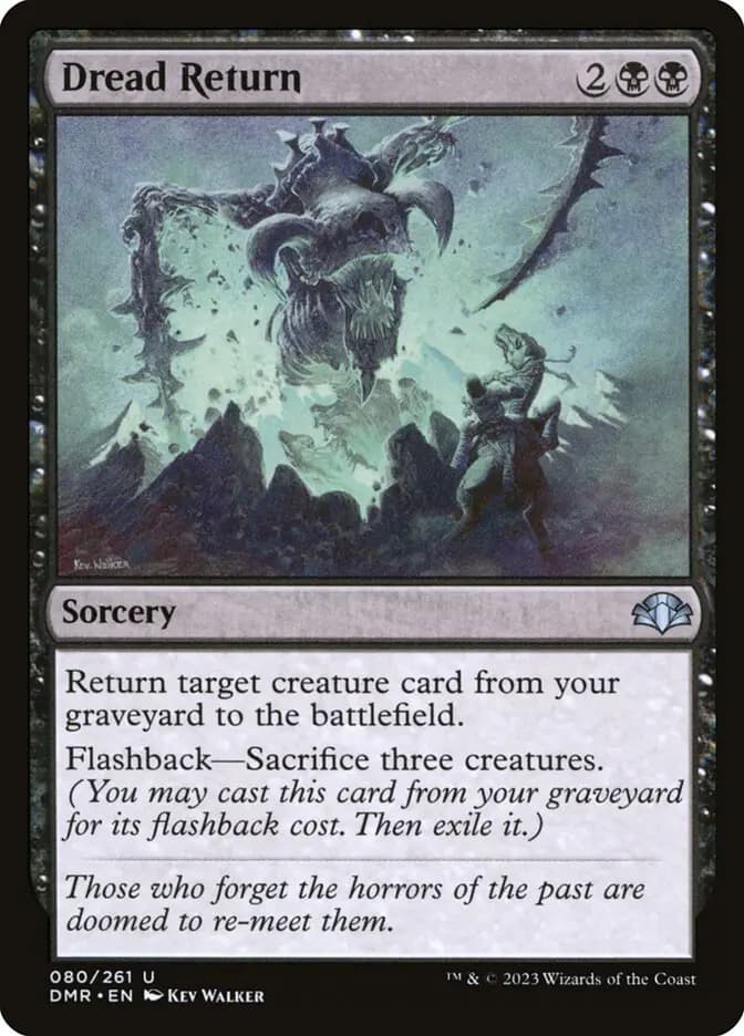 Card image of Dread Return