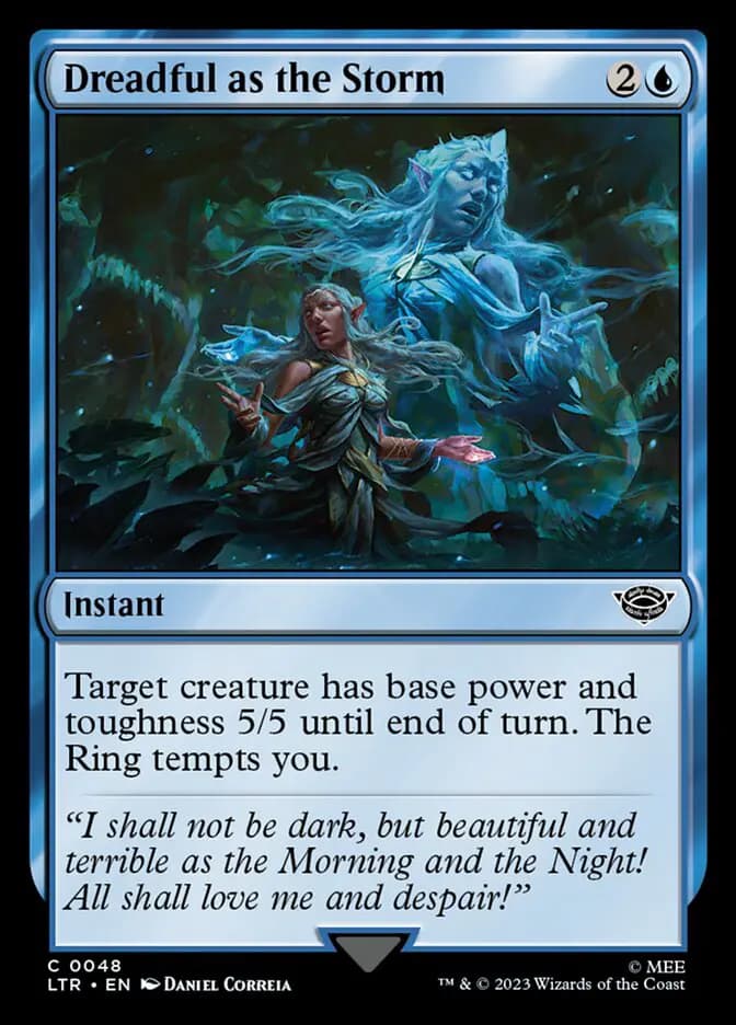 Card image of Dreadful as the Storm