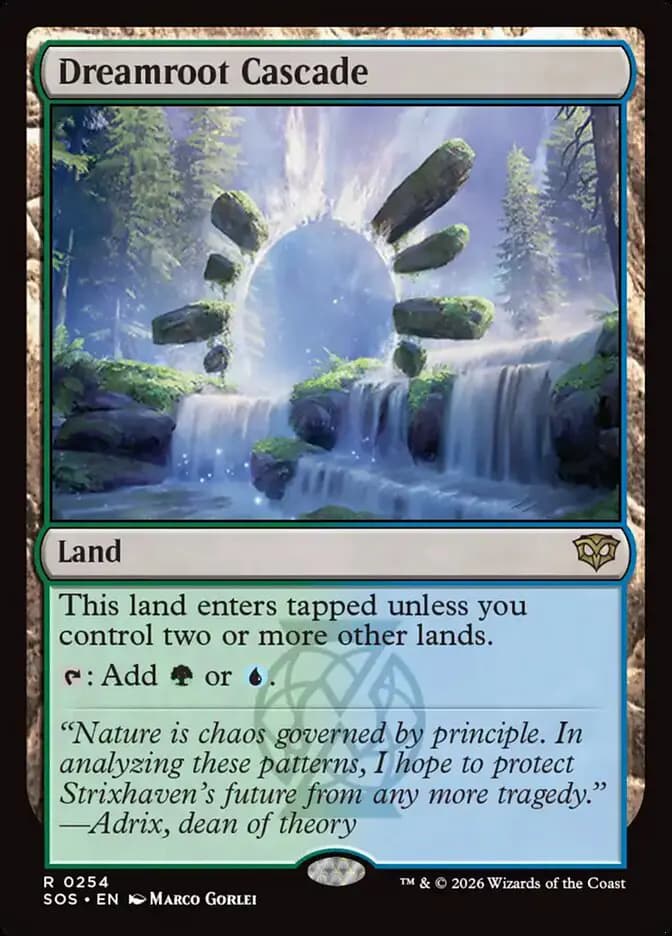Card image of Dreamroot Cascade