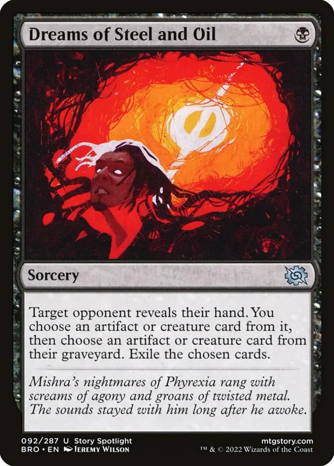 Card image of Dreams of Steel and Oil