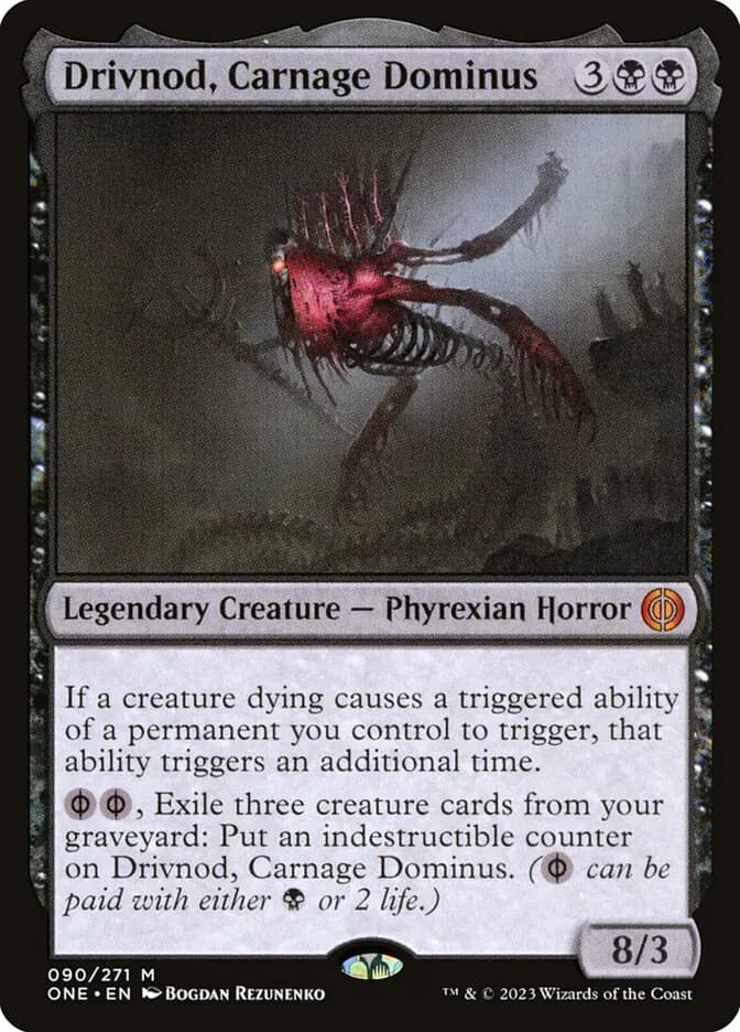 Card image of Drivnod, Carnage Dominus