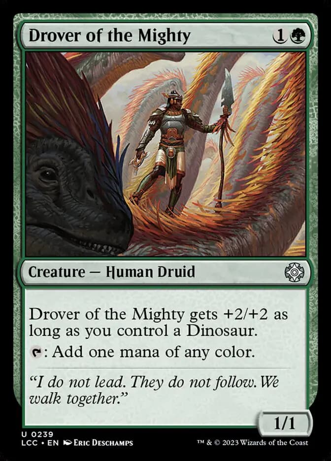 Card image of Drover of the Mighty