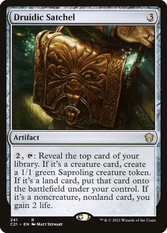 Card image of Druidic Satchel