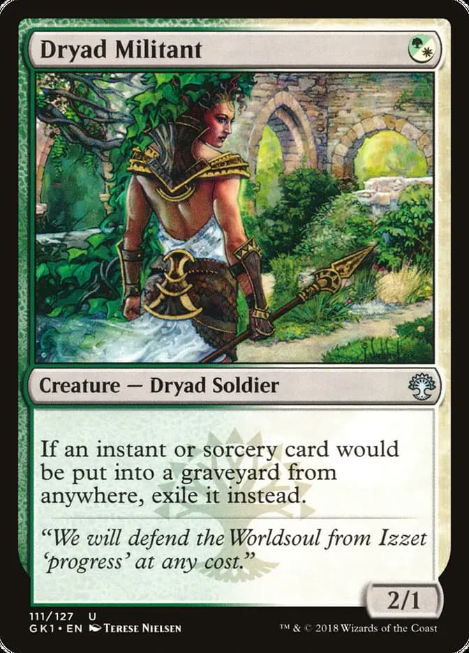 Card image of Dryad Militant