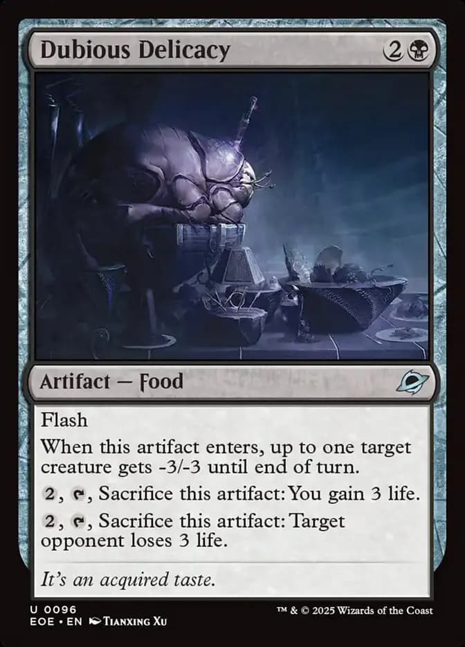 Card image of Dubious Delicacy