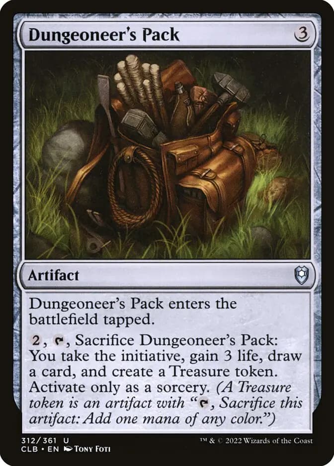 Card image of Dungeoneer's Pack