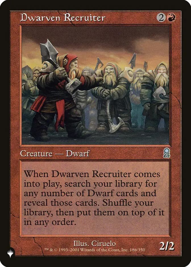 Card image of Dwarven Recruiter