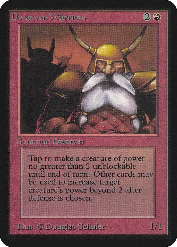 Card image of Dwarven Warriors