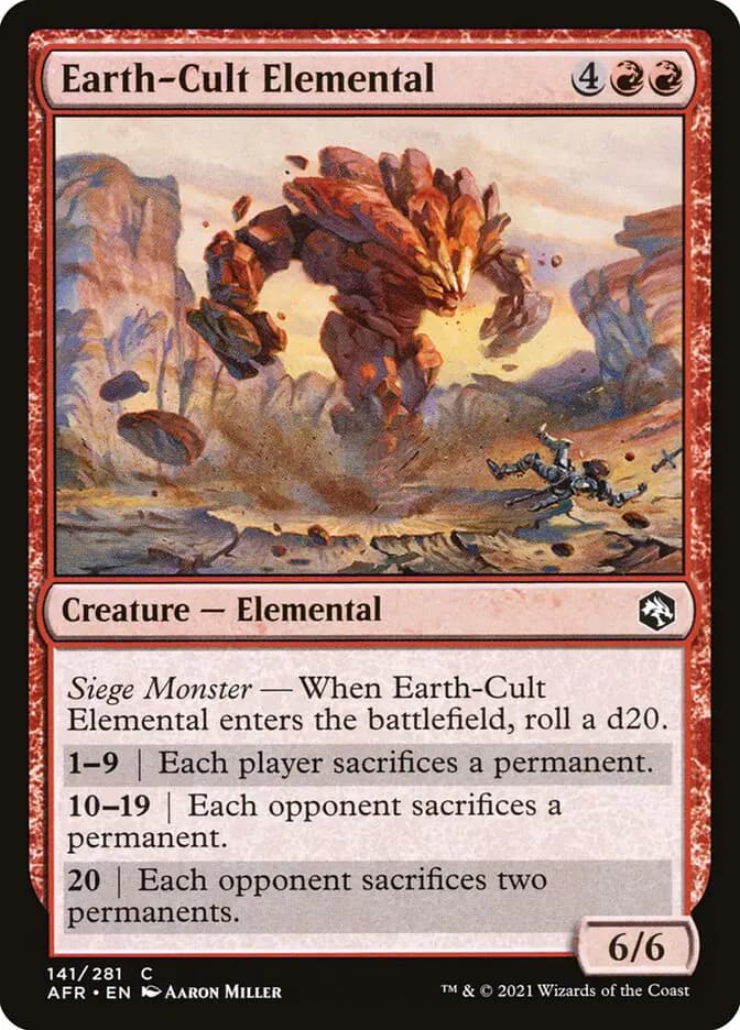 Card image of Earth-Cult Elemental