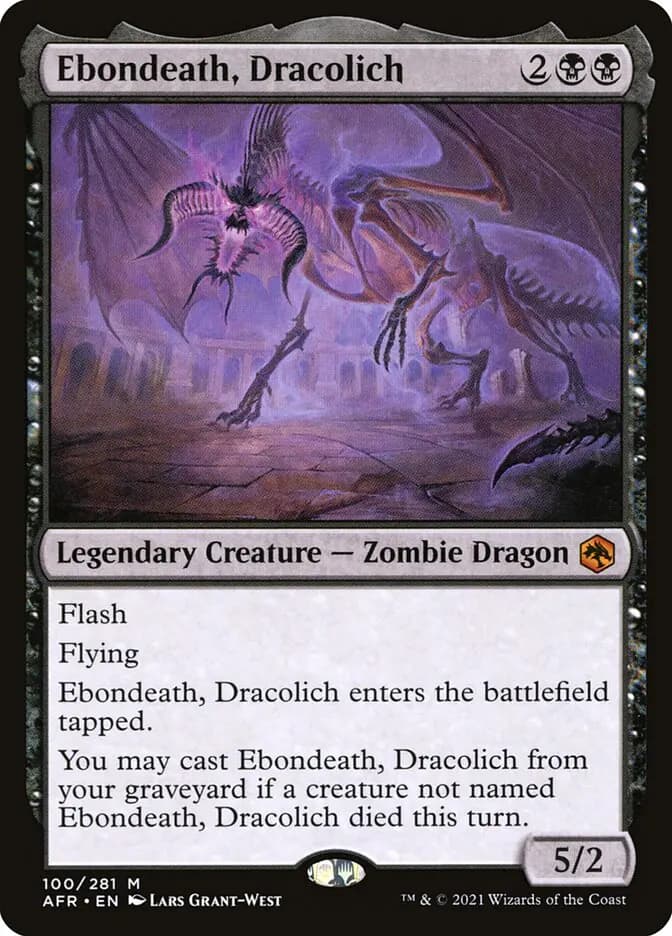 Card image of Ebondeath, Dracolich