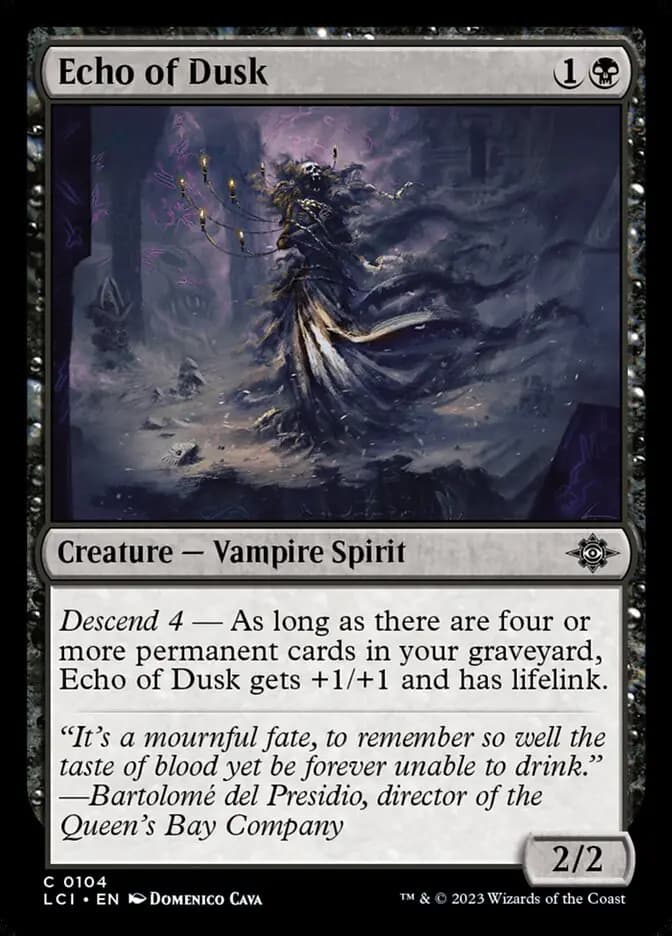 Card image of Echo of Dusk