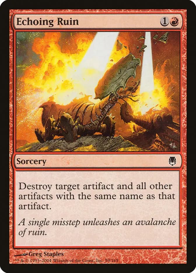Card image of Echoing Ruin