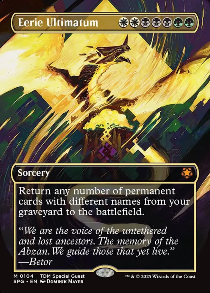 Card image of Eerie Ultimatum