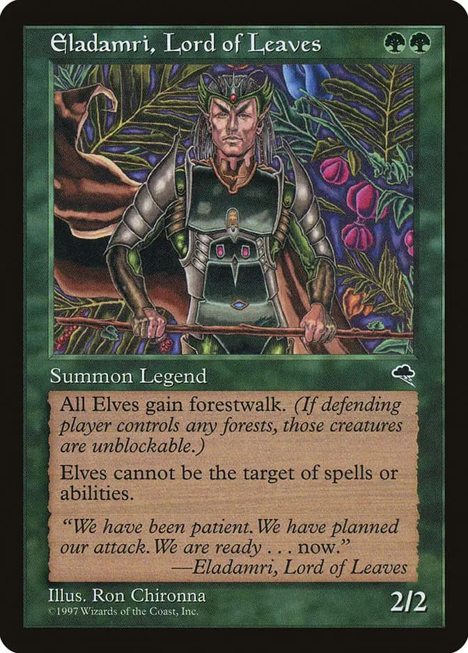 Card image of Eladamri, Lord of Leaves