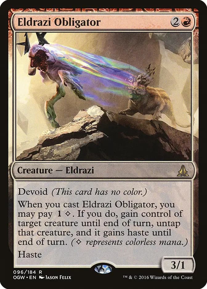 Card image of Eldrazi Obligator