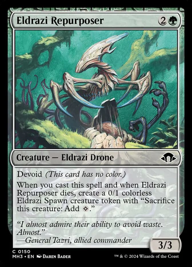 Card image of Eldrazi Repurposer