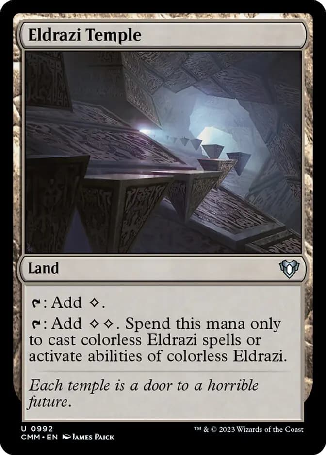 Card image of Eldrazi Temple