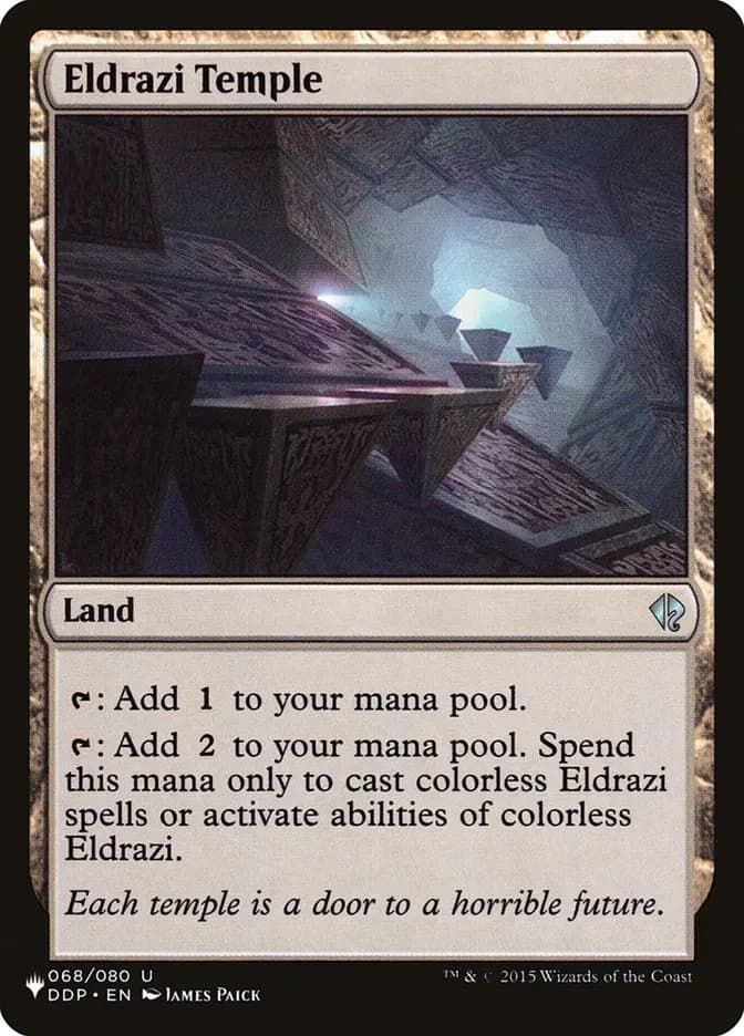 Card image of Eldrazi Temple