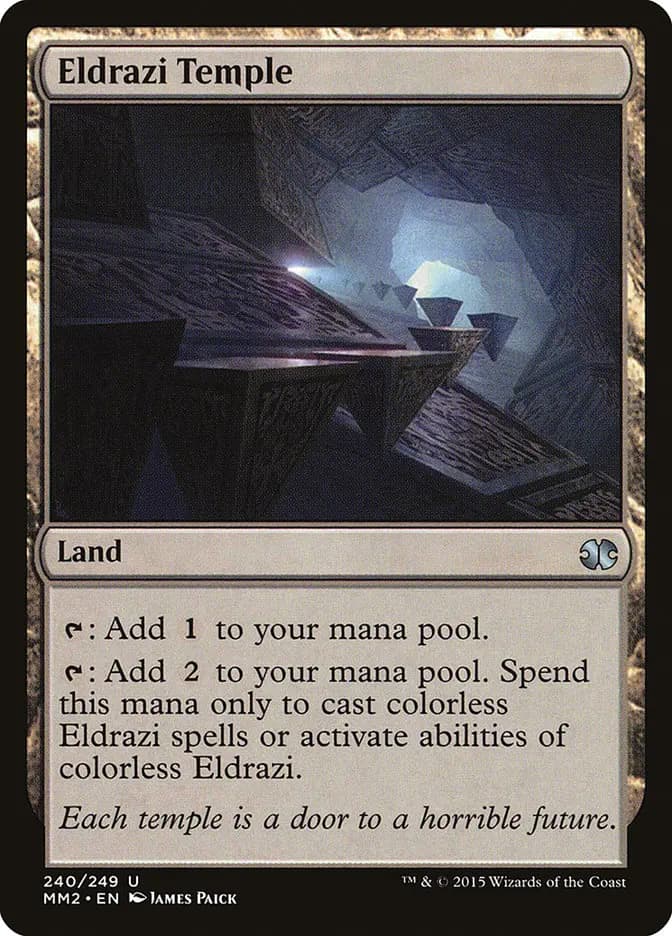 Card image of Eldrazi Temple