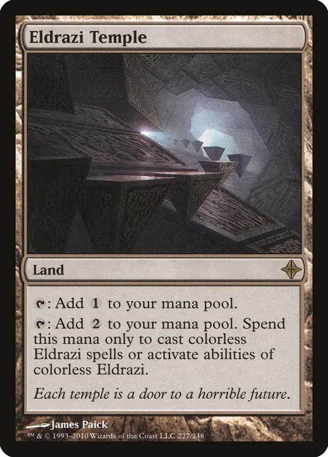 Card image of Eldrazi Temple