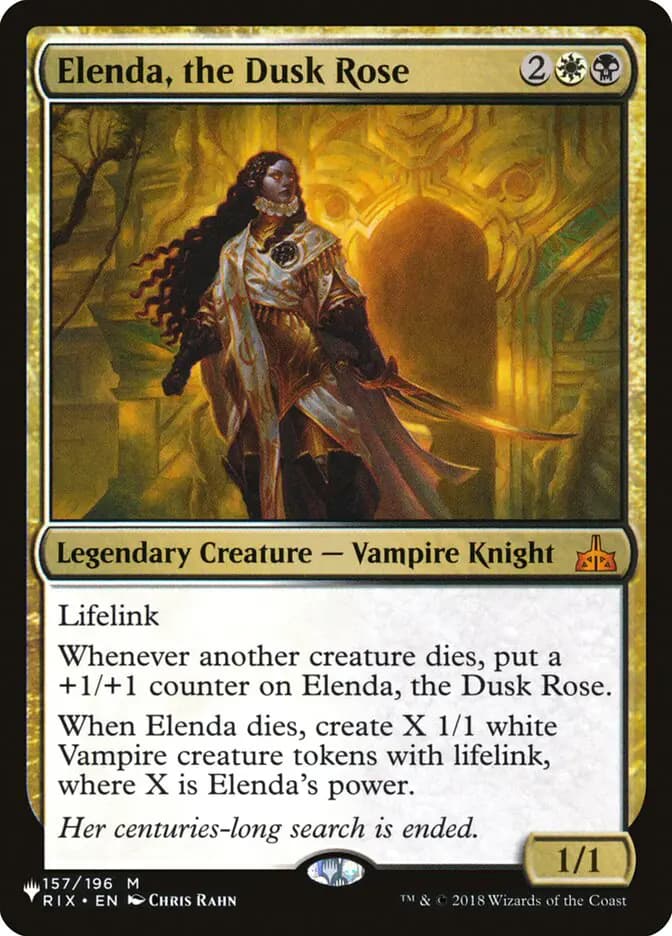 Card image of Elenda, the Dusk Rose