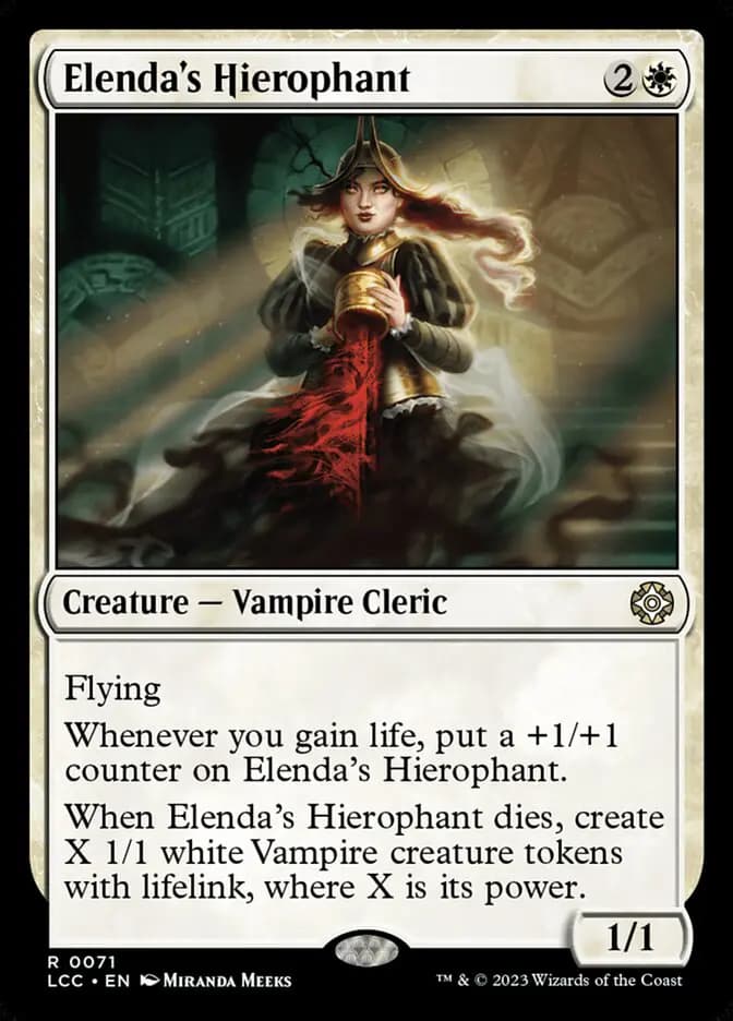 Card image of Elenda's Hierophant