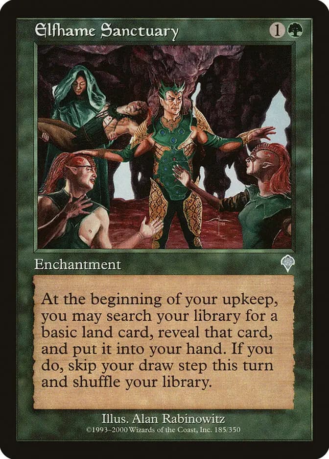 Card image of Elfhame Sanctuary