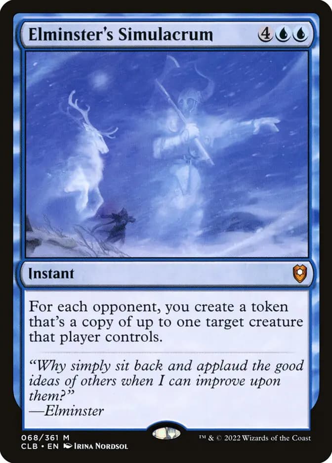 Card image of Elminster's Simulacrum