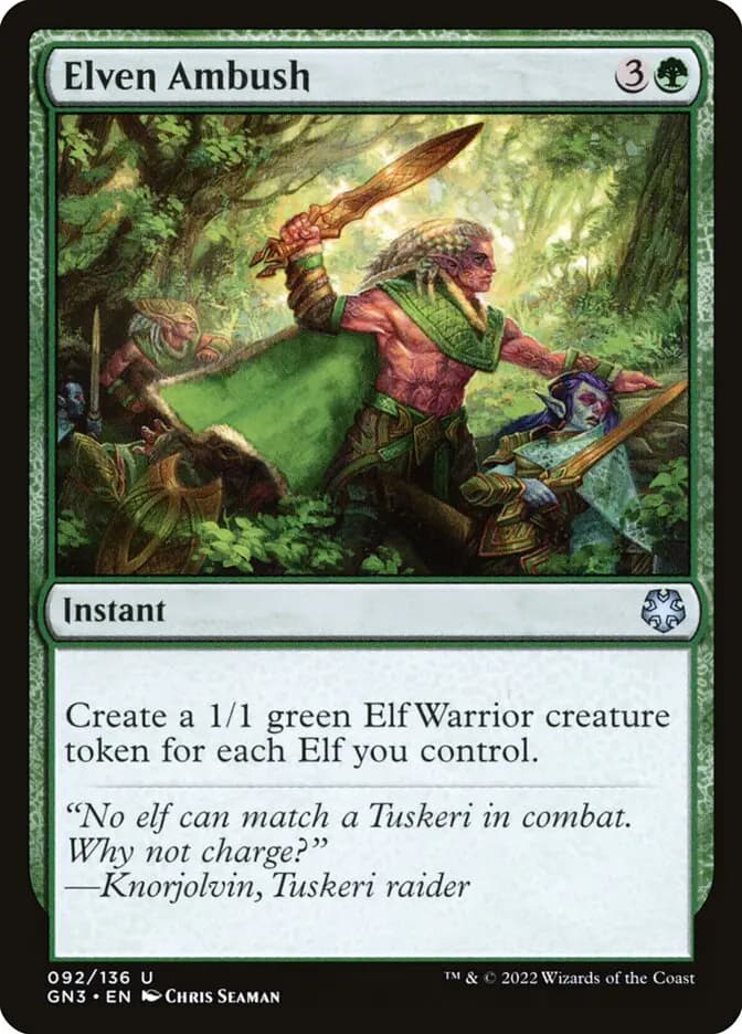 Card image of Elven Ambush