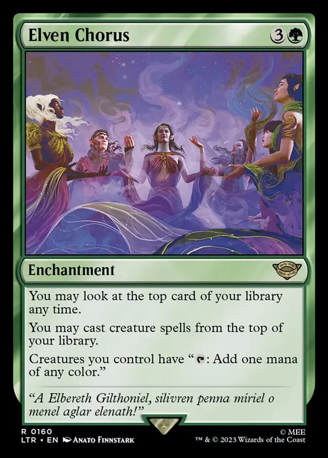 Card image of Elven Chorus