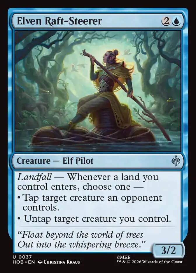 Card image of Elven Raft-Steerer