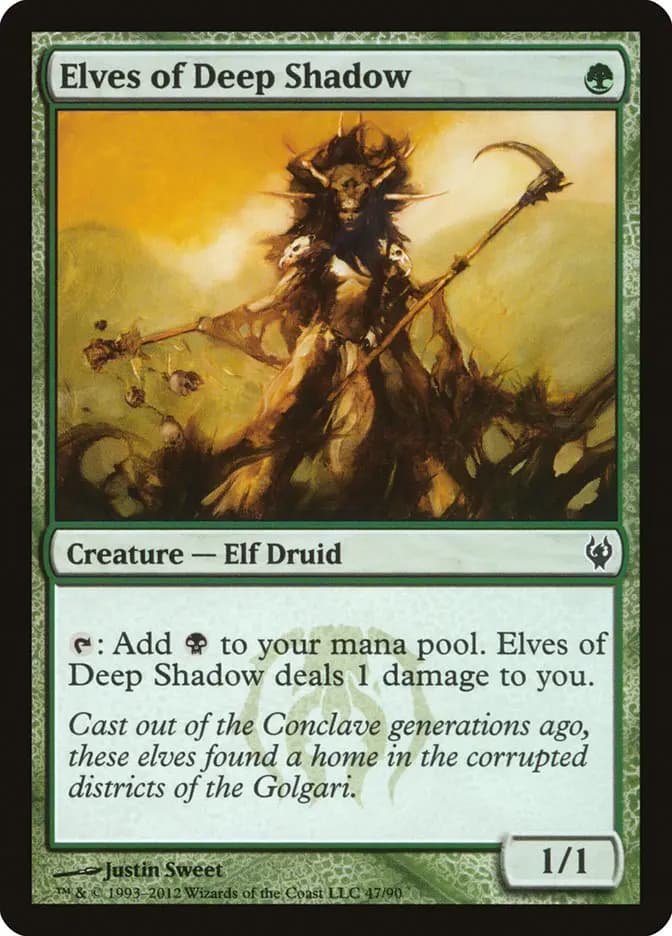 Card image of Elves of Deep Shadow